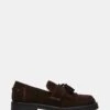 MINKA CHOCOLATE BROWN SUEDE