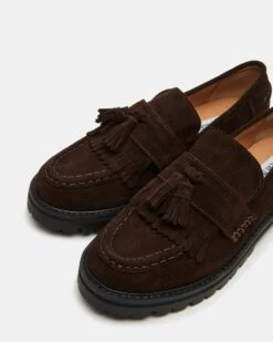 MINKA CHOCOLATE BROWN SUEDE -Steve Madden Shop STEVEMADDEN SHOES MINKA CHOCOLATE BROWN SUEDE 05