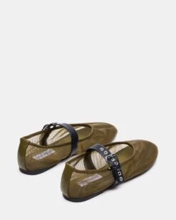 MITSY OLIVE/BLACK -Steve Madden Shop STEVEMADDEN SHOES MITSY OLIVE BLACK 03