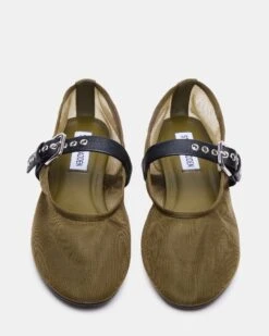 MITSY OLIVE/BLACK -Steve Madden Shop STEVEMADDEN SHOES MITSY OLIVE BLACK 04