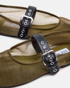 MITSY OLIVE/BLACK -Steve Madden Shop STEVEMADDEN SHOES MITSY OLIVE BLACK 05