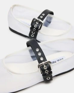 MITSY WHITE/BLACK -Steve Madden Shop STEVEMADDEN SHOES MITSY WHITE BLACK 05