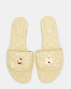 MORELAND SEQUIN YELLOW -Steve Madden Shop STEVEMADDEN SHOES MORELAND YELLOW 03