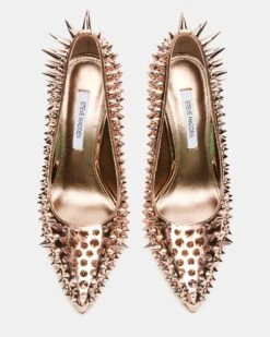 NOIR ROSE GOLD STUD 9 NOIR ROSE GOLD STUD -Steve Madden Shop STEVEMADDEN SHOES NOIR STUD ROSE GOLD 03