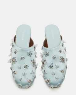 PEARSON BLUE SATIN RHINESTONES -Steve Madden Shop STEVEMADDEN SHOES PEARSON R BLUE SATIN 03