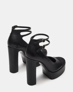 PEYTON BLACK LEATHER -Steve Madden Shop STEVEMADDEN SHOES PEYTON BLACK LEATHER 03