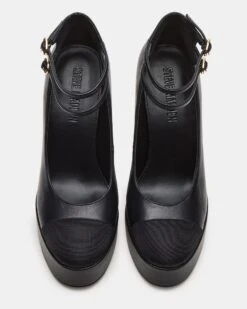 PEYTON BLACK LEATHER -Steve Madden Shop STEVEMADDEN SHOES PEYTON BLACK LEATHER 04