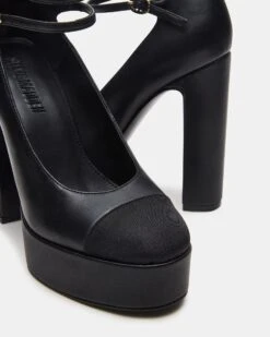 PEYTON BLACK LEATHER -Steve Madden Shop STEVEMADDEN SHOES PEYTON BLACK LEATHER 05