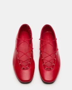 POINTE RED LEATHER 10 POINTE RED LEATHER -Steve Madden Shop STEVEMADDEN SHOES POINTE RED LEATHER 06
