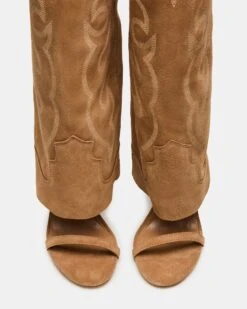 RAVINE WESTERN TAN SUEDE -Steve Madden Shop STEVEMADDEN SHOES RAVINE WEST TAN SUEDE 03