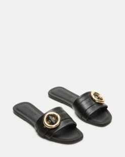 REEF BLACK LEATHER -Steve Madden Shop STEVEMADDEN SHOES REEF BLACK LEATHER 02