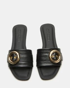 REEF BLACK LEATHER -Steve Madden Shop STEVEMADDEN SHOES REEF BLACK LEATHER 04