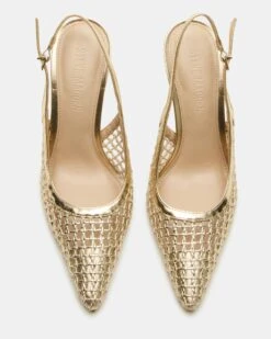 REYES WOVEN GOLD -Steve Madden Shop STEVEMADDEN SHOES REYES W GOLD 04