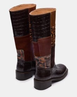 RIGGS BROWN MULTI PATCHES -Steve Madden Shop STEVEMADDEN SHOES RIGGS P BROWN MULTI 03