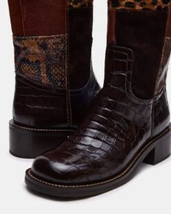 RIGGS BROWN MULTI PATCHES -Steve Madden Shop STEVEMADDEN SHOES RIGGS P BROWN MULTI 05