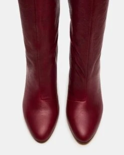 RIZK BURGUNDY LEATHER 8 RIZK BURGUNDY LEATHER -Steve Madden Shop STEVEMADDEN SHOES RIZK BURGUNDY LEATHER 104