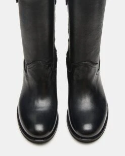 RUBEN BLACK LEATHER -Steve Madden Shop STEVEMADDEN SHOES RUBEN BLACK LEATHER 04