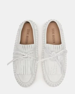 SAMUAL WHITE LEATHER -Steve Madden Shop STEVEMADDEN SHOES SAMUAL WHITE LEATHER 03