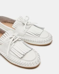 SAMUAL WHITE LEATHER -Steve Madden Shop STEVEMADDEN SHOES SAMUAL WHITE LEATHER 04
