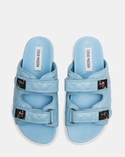 SCHMONA BLUE LEATHER 9 SCHMONA BLUE LEATHER -Steve Madden Shop STEVEMADDEN SHOES SCHMONA BLUE LEATHER 03