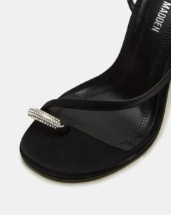 TIA RHINESTONES BLACK SATIN -Steve Madden Shop STEVEMADDEN SHOES TIA R BLACK SATIN 05