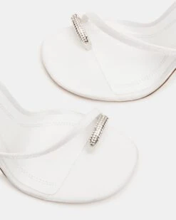 TIA RHINESTONES WHITE SATIN -Steve Madden Shop STEVEMADDEN SHOES TIA R WHITE SATIN 03