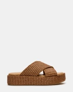 TULUM BROWN RAFFIA