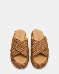 TULUM BROWN RAFFIA -Steve Madden Shop STEVEMADDEN SHOES TULUM BROWN RAFFIA 04