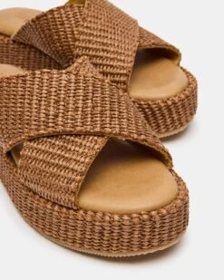TULUM BROWN RAFFIA -Steve Madden Shop STEVEMADDEN SHOES TULUM BROWN RAFFIA 05
