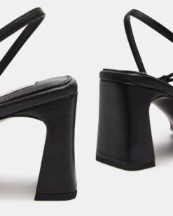 VALORA BLACK LEATHER -Steve Madden Shop STEVEMADDEN SHOES VALORA BLACK LEATHER 04