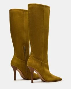 WESCOT OLIVE SUEDE -Steve Madden Shop STEVEMADDEN SHOES WESTCOT OLIVE SUEDE 02