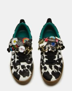 WYATT BLACK COW PRINT -Steve Madden Shop STEVEMADDEN SHOES WYATT A BLACK WHITE 04 77684c93 2be4 4011 a61f 81fce7e3a855