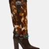 KOLT BROWN COW PRINT -Steve Madden Shop STEVEMADDEN SHOE KOLT H BROWN MULTI 01