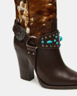 KOLT BROWN COW PRINT 11 KOLT BROWN COW PRINT -Steve Madden Shop STEVEMADDEN SHOE KOLT H BROWN MULTI 05