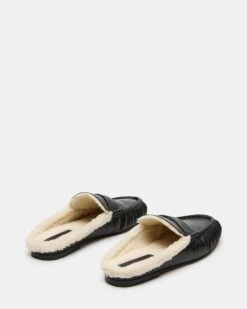 RAFE FAUX FUR BLACK LEATHER -Steve Madden Shop STEVEMADDEN SHOE RAFE F BLACK LEATHER 03